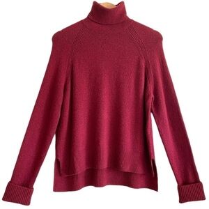 J. CREW Alpaca Merino Wool Blend Supersoft Turtleneck Pullover Sweater Size M